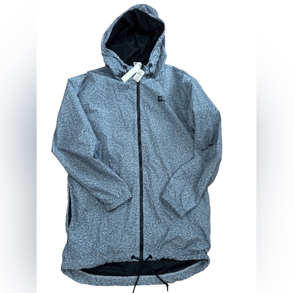 PINK Victoria's Secret Womens’s Heathered Gray Raincoat